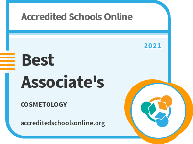 Best Associate in Cosmetology Programs badge